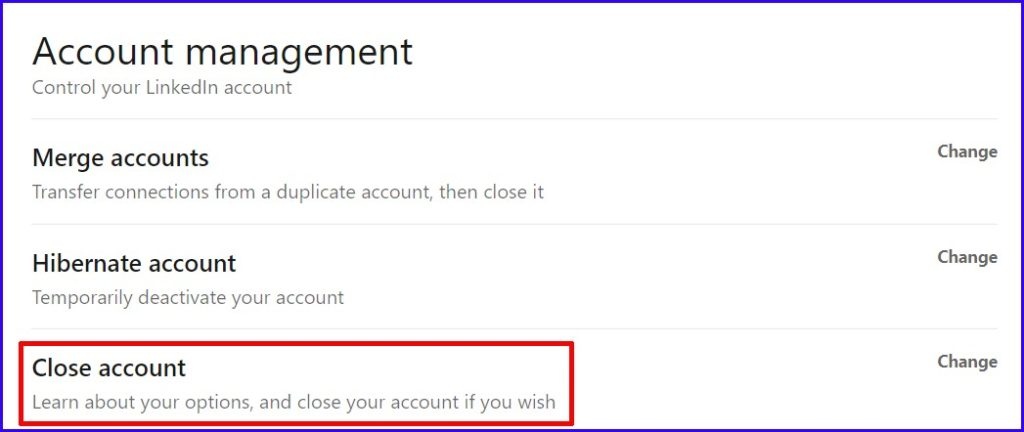 How To Delete A LinkedIn Account_