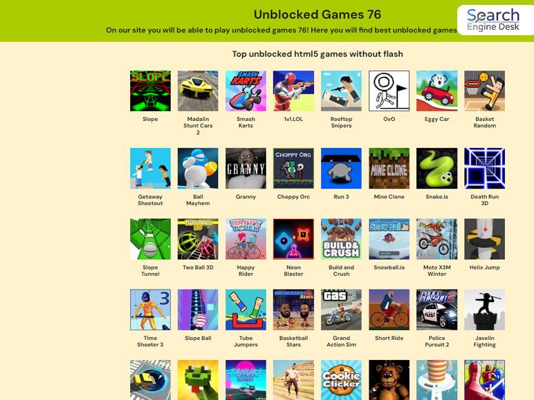 Unblocked Games 76