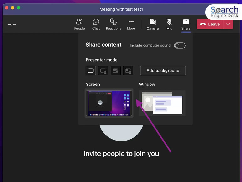 How To Share Screen On Microsoft Teams On Desktop_