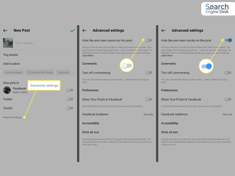 Steps To Hide Likes From Your Posts